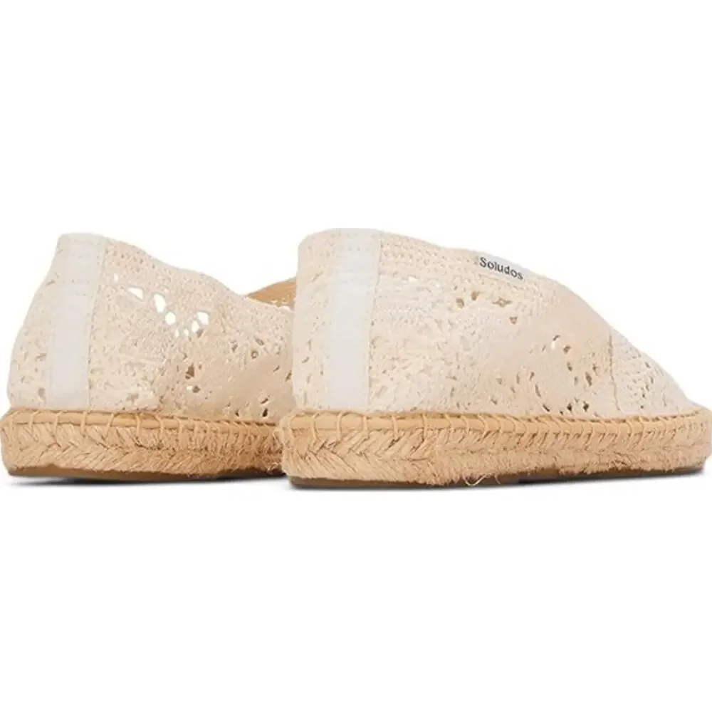 Soludos Women's La Concha Ivory The Original Espadrille Flats Size 8-8.5